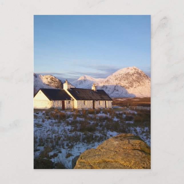 Carte Postale Blackrock Cottage, Glencoe, Highlands, Écosse (Devant)
