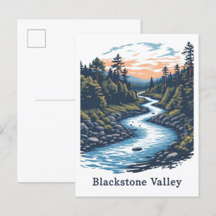 Carte Postale Blackstone Valley Massachusetts USA Travel