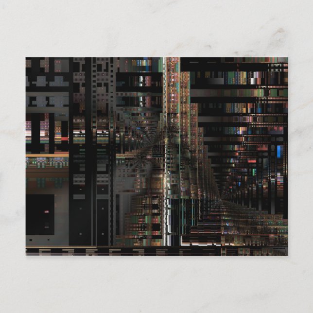 Carte Postale BlackTechnology Circuit Board Ordinateur électroni (Devant)