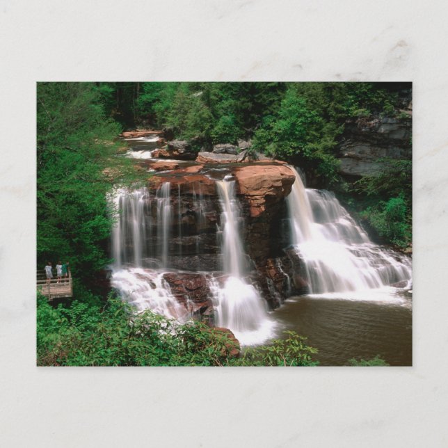Carte Postale Blackwater Falls, Virginie-Occidentale, pittoresqu (Devant)