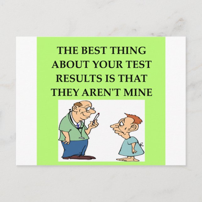 Carte Postale blague du médecin (Devant)