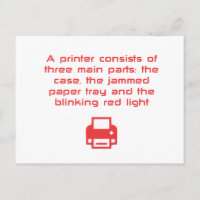 Blague Geeky imprimante