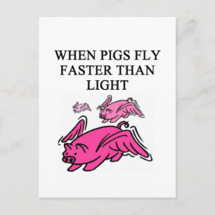 Carte Postale blague physique drôle