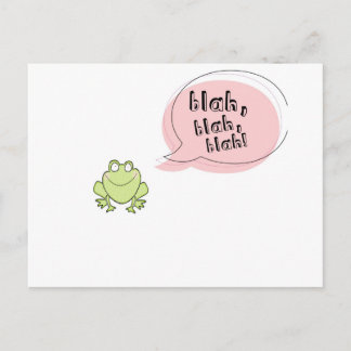 Carte Postale Blah Frog