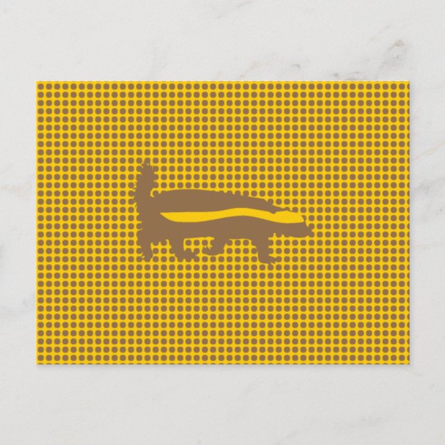 Carte Postale blaireau de miel (Devant)