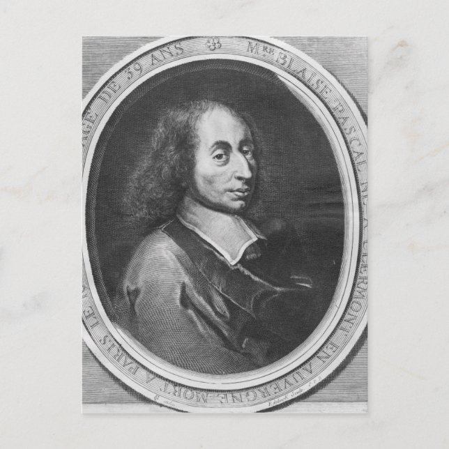 Carte Postale Blaise Pascal (Devant)