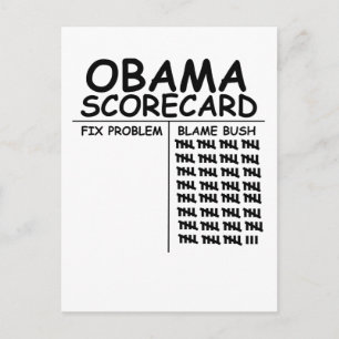 Carte Postale Blâmer Bush