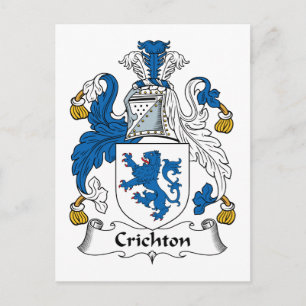 Carte Postale Blason de famille Crichton