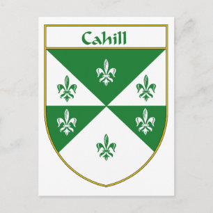 Carte Postale Blason de la famille Cahill