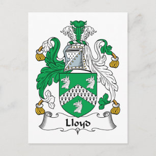 Carte Postale Blason de la famille Lloyd