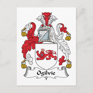 Carte Postale Blason de la famille Ogilvie
