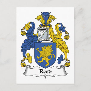Carte Postale Blason de la famille Reed