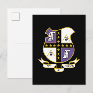 Carte Postale Blason de Mu Phi Epsilon