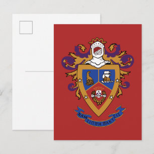 Carte Postale Blason officiel de Delta Sigma Pi