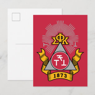 Carte Postale Blason Phi Sigma Kappa