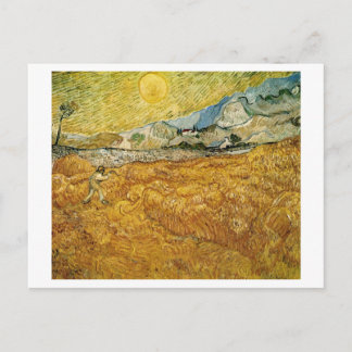 Carte Postale Blé Fields Hospital Reaper Van Gogh Fine Art