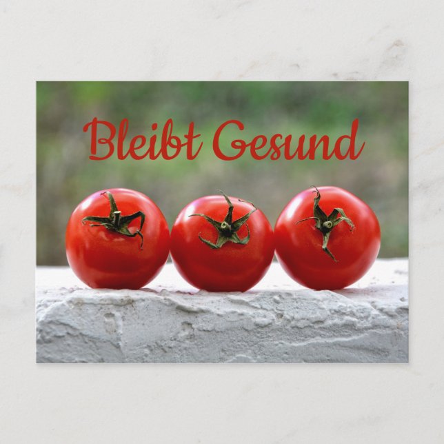 Carte Postale Bleibt Gesund - (Devant)