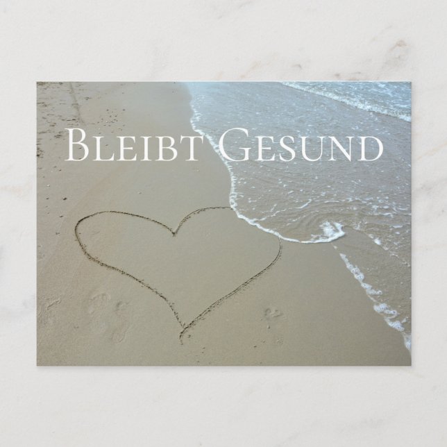 Carte Postale Bleibt Gesund - (Devant)