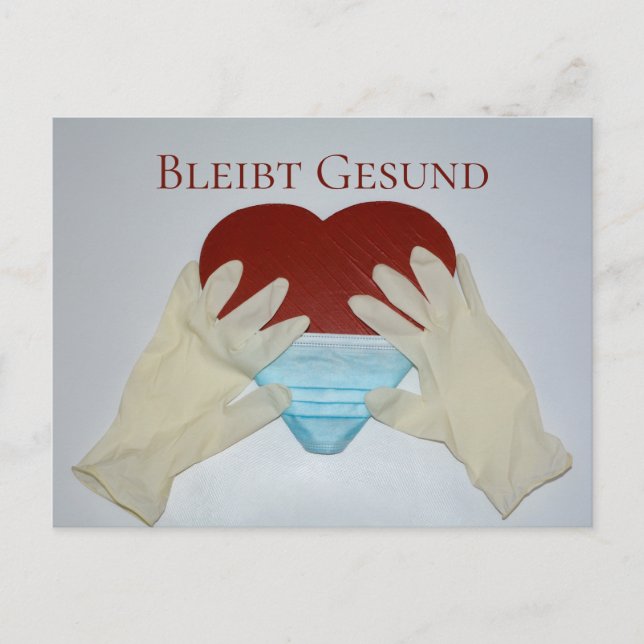 Carte Postale Bleibt Gesund - (Devant)