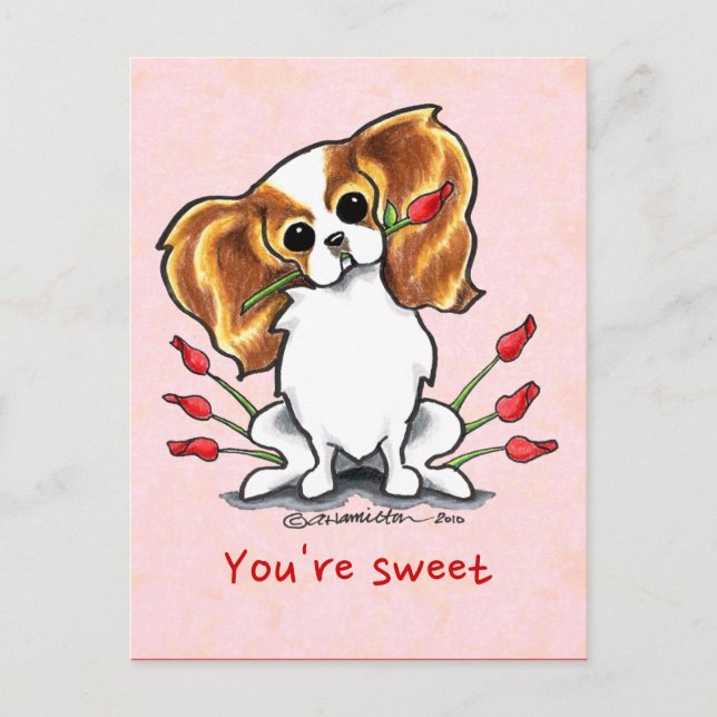 Carte Postale Blenheim Sweetheart Personnalisé (Devant)