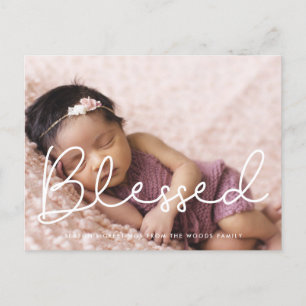 Carte Postale Blessé Cute script vacances photo