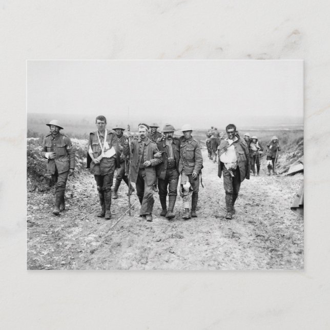 Carte Postale Blessé Soldats de la Première Guerre mondiale (19  (Devant)