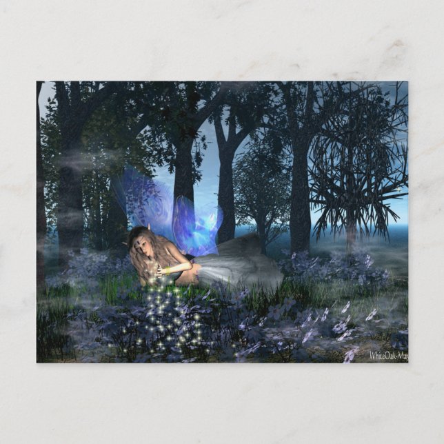 Carte Postale Blessures du matin Fée (Devant)