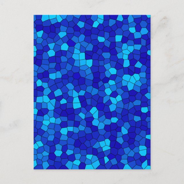 CARTE POSTALE BLEU (Devant)