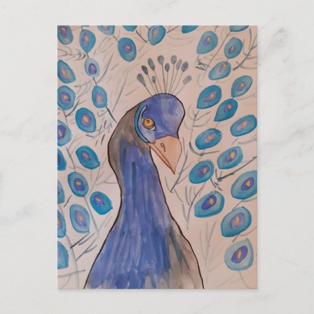 Carte Postale Bleu (Devant)