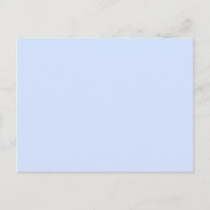 Carte Postale Bleu bébé clair