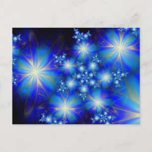 Carte Postale Bleu Bonanza Cool mignon Abstrait