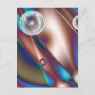 Carte Postale Bleu chocolat