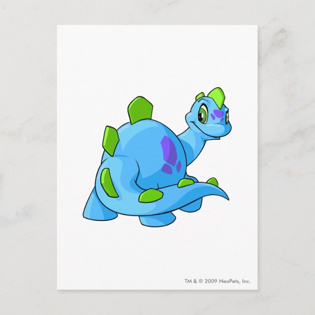 Carte Postale Bleu Chomby (Devant)