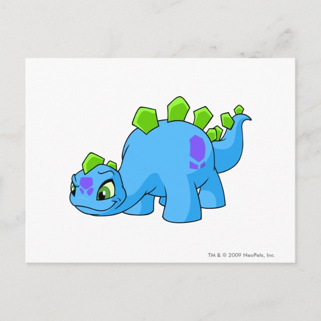Carte Postale Bleu Chomby (Devant)