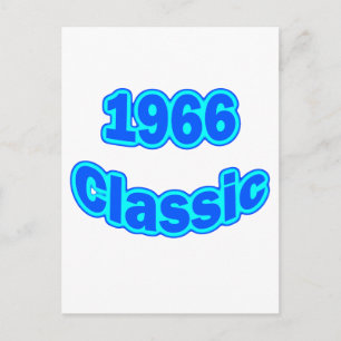 Carte Postale Bleu classique 1966
