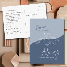 Bleu d'ardoise Prenez la route haute pour les séna