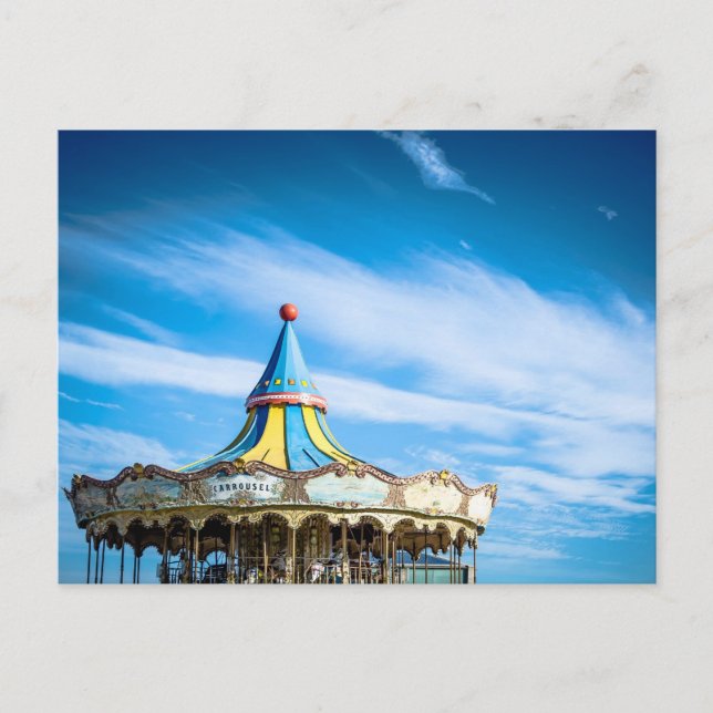 Carte Postale Bleu du ciel de Barcelone (Devant)