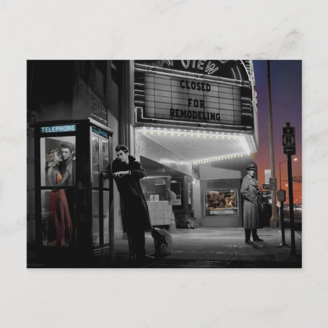 Carte Postale Bleu foncé (Devant)