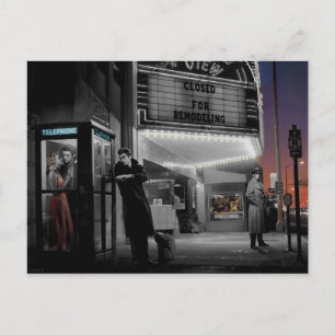 Carte Postale Bleu foncé