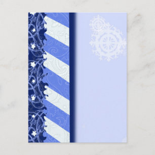 Carte Postale Bleu hiver