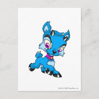 Carte Postale Bleu Ixi