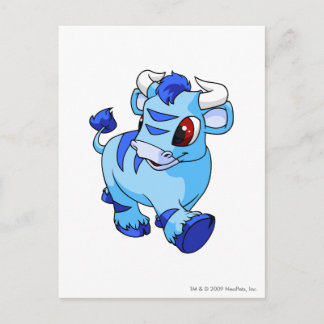 Carte Postale Bleu Kau