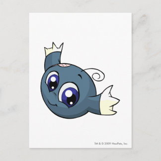 Carte Postale Bleu Kiko