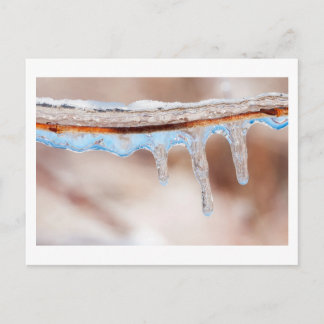 Carte Postale bleu le jour glacé
