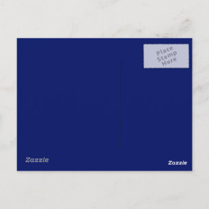 Carte postale bleu marine