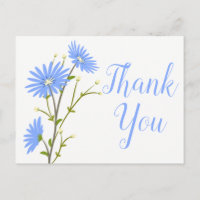 Bleu Merci Floral Fleur Mariage marguerites