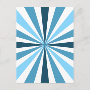 Carte Postale Bleu moderne