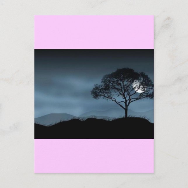 CARTE POSTALE BLEU MOON (Devant)