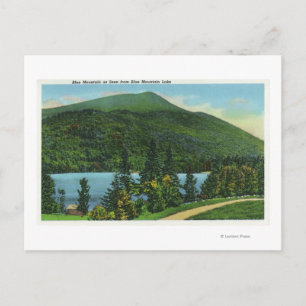 Carte Postale Bleu Mt Lake Vue sur la montagne