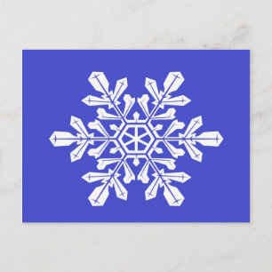 Carte postale Bleu Neige Flacon
